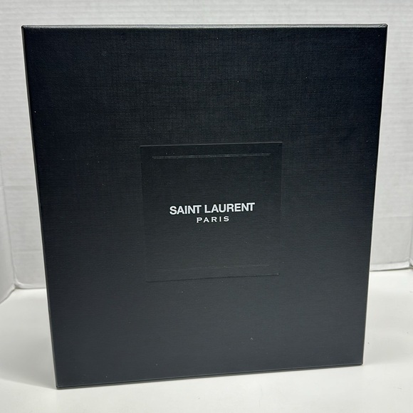 Saint Laurent YSL Ankle Boots Chelsea Boot Fringe Suede Tan Brown New Size 38 - Picture 10 of 13